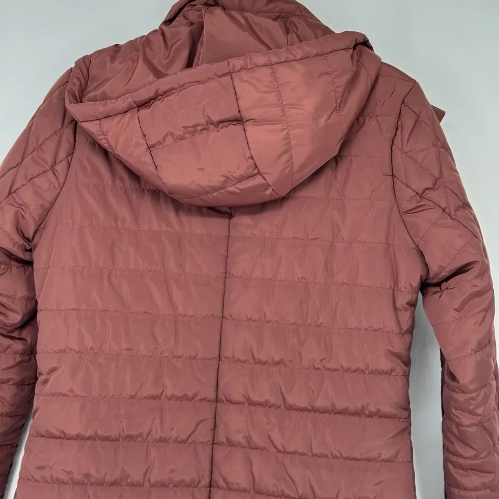 FRENCH CONNECTION Quilted Barn Jacket - Barn Red Size 4 US NWT - Picture 4 of 11